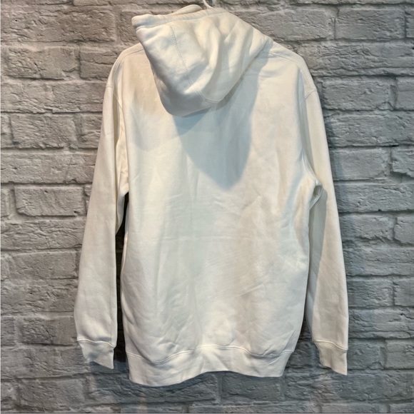 Men's Large Playboy April 1991 Cover White Pull Over Hoodie - Julie Clarke - Picture 3 of 13